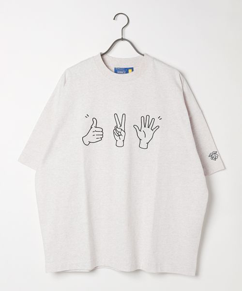GEORGE'S 【MENS】ハンドグラフィックTシャツ ホワイト M M_トップス ジョージズ 583857 and ST アンドエスティ(旧ドットエスティ) GEORGE'S 【MENS】ハンドグラフィックTシャツ ホワイト M M_トップス ジョージズ 583857 and ST アンドエスティ(旧ドットエスティ)