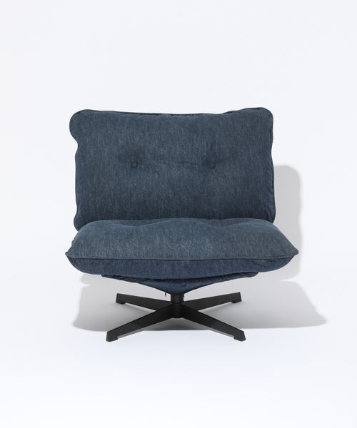 GEORGE'S [幅77.5cm] ダディー ソファ １P カイハラデニム DADDY【大型家具】 ライトブルー 家具・インテリア ジョージズ 604172 and ST アンドエスティ（旧ドットエスティ）