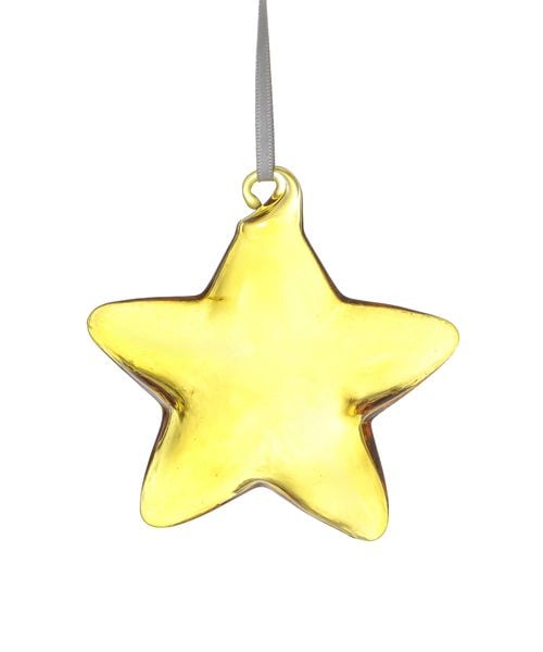 GEORGE'S ガラスのオーナメント イエロー FREE 家具・インテリア ジョージズ 626994 and ST アンドエスティ（旧ドットエスティ）