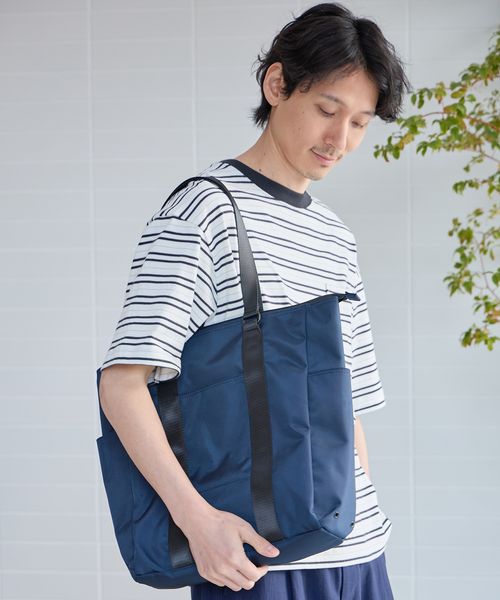 GLOBAL WORK 撥水マルチポケットZIPトート/104066 ネイビー メンズグッズ グローバルワーク 104066 and ST アンドエスティ(旧ドットエスティ) GLOBAL WORK 撥水マルチポケットZIPトート/104066 ネイビー メンズグッズ グローバルワーク 104066 and ST アンドエスティ(旧ドットエスティ)