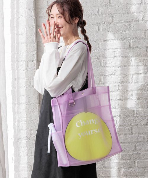 GLOBAL WORK 推しごとマルチWAYメッシュトート/105036 その他2 ウィメンズグッズ グローバルワーク 105036 and ST アンドエスティ（旧ドットエスティ）