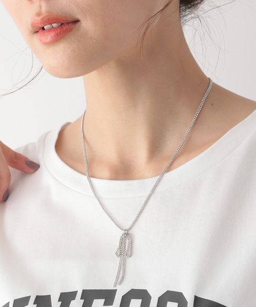 GLOBAL WORK リボンショートネックレス/110650 ライトグレー ウィメンズグッズ グローバルワーク 110650 and ST アンドエスティ(旧ドットエスティ) GLOBAL WORK リボンショートネックレス/110650 ライトグレー ウィメンズグッズ グローバルワーク 110650 and ST アンドエスティ(旧ドットエスティ)