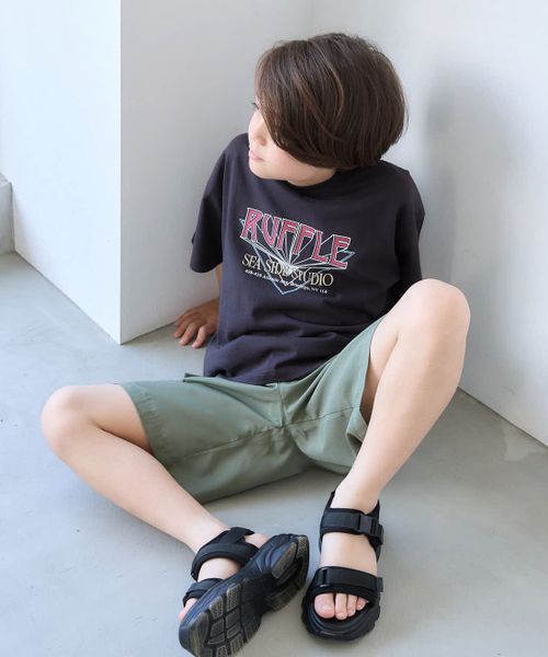 GLOBAL WORK ヴィンテージ加工プリントT/キッズ/112963/アウトレット価格 チャコールグレー キッズ グローバルワーク 112963 and ST アンドエスティ(旧ドットエスティ) GLOBAL WORK ヴィンテージ加工プリントT/キッズ/112963/アウトレット価格 チャコールグレー キッズ グローバルワーク 112963 and ST アンドエスティ(旧ドットエスティ)