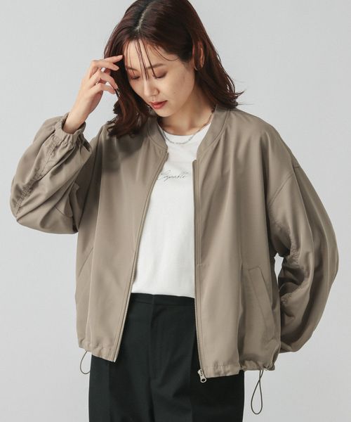 ジップアップショートブルゾン – 買えるLEON