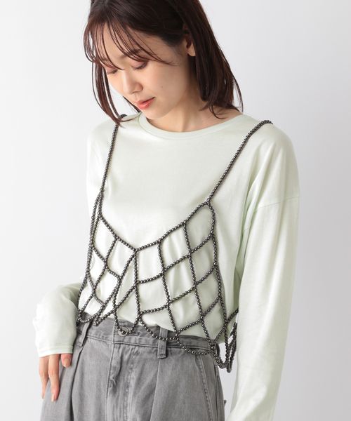 GLOBAL WORK ヘビロッTEEセミシアーT長袖/115474 グリーン FREE ウィメンズインナー グローバルワーク 115474 and ST アンドエスティ(旧ドットエスティ) GLOBAL WORK ヘビロッTEEセミシアーT長袖/115474 グリーン FREE ウィメンズインナー グローバルワーク 115474 and ST アンドエスティ(旧ドットエスティ)