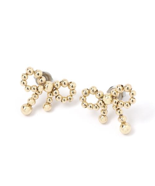 GLOBAL WORK リボンピアス/115629 イエロー ウィメンズグッズ グローバルワーク 115629 and ST アンドエスティ(旧ドットエスティ) GLOBAL WORK リボンピアス/115629 イエロー ウィメンズグッズ グローバルワーク 115629 and ST アンドエスティ(旧ドットエスティ)