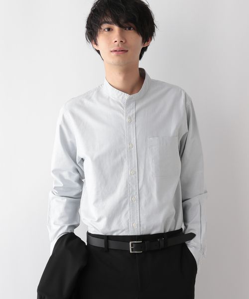 GLOBAL WORK イージーケアオックス/バンドカラーシャツ/116334 ライトグレー XL メンズインナー グローバルワーク 116334 and ST アンドエスティ(旧ドットエスティ) GLOBAL WORK イージーケアオックス/バンドカラーシャツ/116334 ライトグレー XL メンズインナー グローバルワーク 116334 and ST アンドエスティ(旧ドットエスティ)