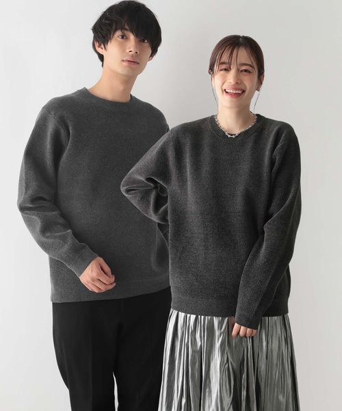 GLOBAL WORK モールニットクルー/116372 チャコールグレー S メンズインナー グローバルワーク 116372 and ST アンドエスティ(旧ドットエスティ) GLOBAL WORK モールニットクルー/116372 チャコールグレー S メンズインナー グローバルワーク 116372 and ST アンドエスティ(旧ドットエスティ)