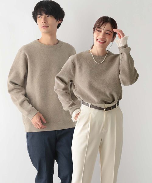 GLOBAL WORK モールニットクルー/116372 ライトベージュ XL メンズインナー グローバルワーク 116372 and ST アンドエスティ(旧ドットエスティ) GLOBAL WORK モールニットクルー/116372 ライトベージュ XL メンズインナー グローバルワーク 116372 and ST アンドエスティ(旧ドットエスティ)