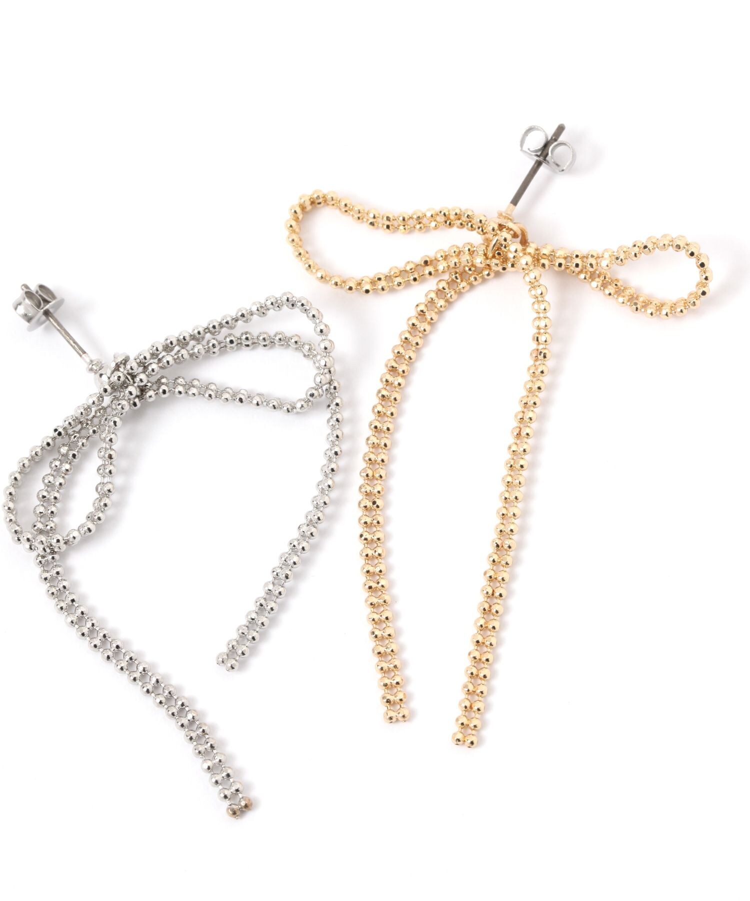 チェーンリボンピアス/119806 | [公式]グローバルワーク  