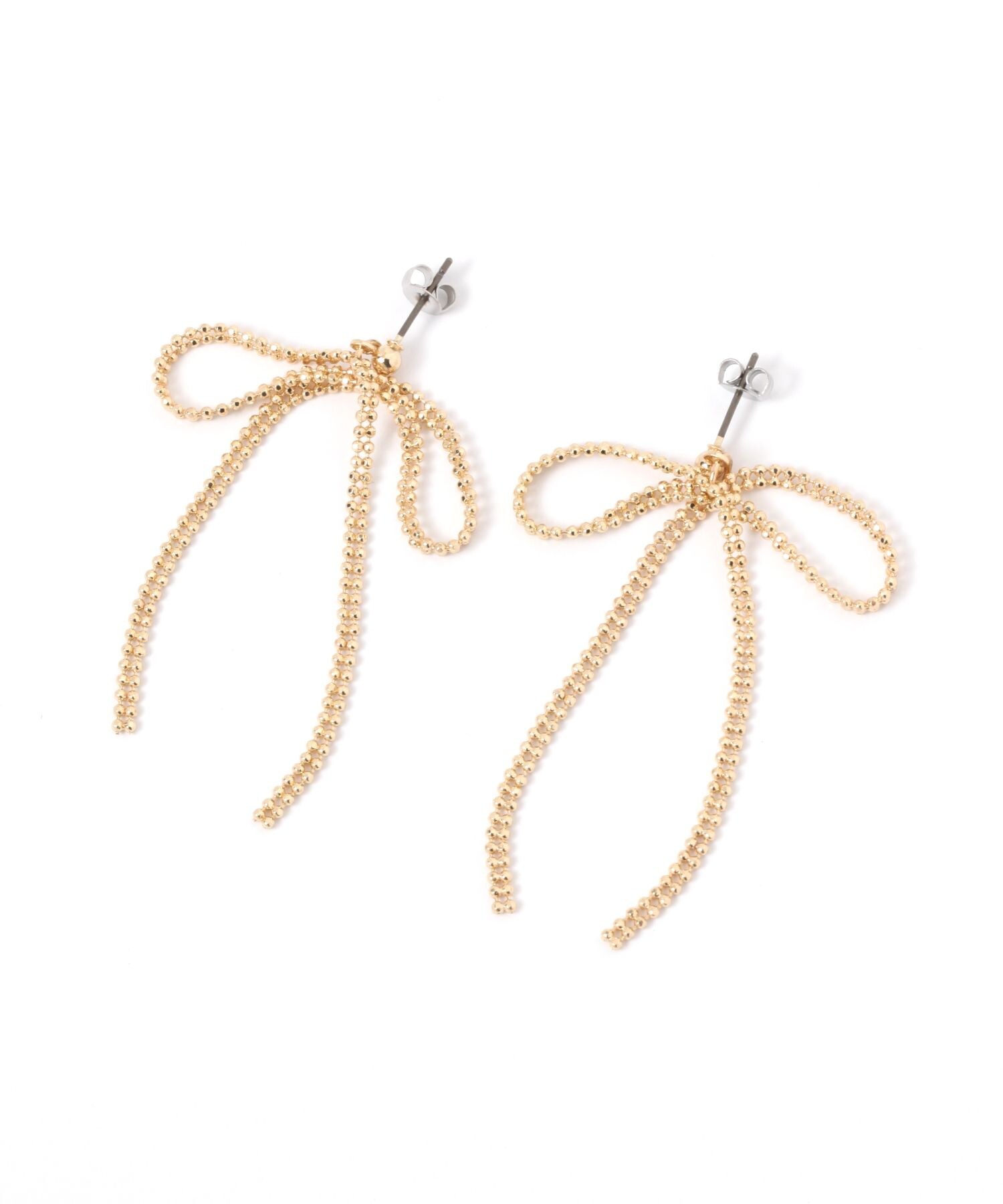 チェーンリボンピアス/119806 | [公式]グローバルワーク  