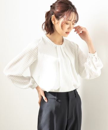 ボウタイ風ブラウス/アウトレット価格 | [公式]グローバルワーク （GLOBAL WORK）通販