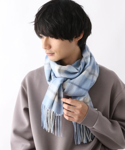 GLOBAL WORK ファインタッチウールマフラー/132394 ライトブルー メンズグッズ グローバルワーク 132394 and ST アンドエスティ(旧ドットエスティ) GLOBAL WORK ファインタッチウールマフラー/132394 ライトブルー メンズグッズ グローバルワーク 132394 and ST アンドエスティ(旧ドットエスティ)