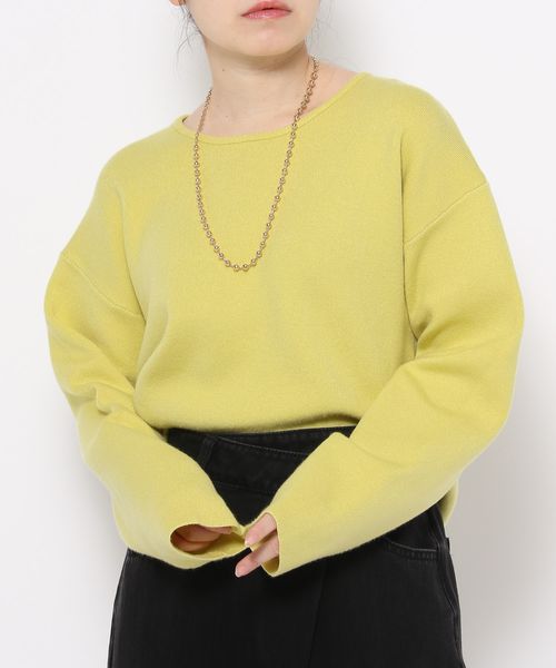 GLOBAL WORK 低身長うめっちさんプロデュース/メルティクルーショートプルオーバーEiiS イエロー S ウィメンズインナー グローバルワーク 133753 and ST アンドエスティ(旧ドットエスティ) GLOBAL WORK 低身長うめっちさんプロデュース/メルティクルーショートプルオーバーEiiS イエロー S ウィメンズインナー グローバルワーク 133753 and ST アンドエスティ(旧ドットエスティ)