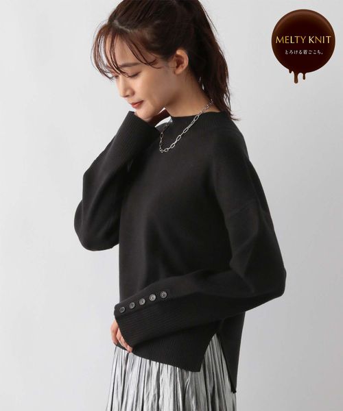 GLOBAL WORK メルティ袖ボタンスタンドプルオーバー/139318/アウトレット価格 ブラック M ウィメンズインナー グローバルワーク 139318 and ST アンドエスティ(旧ドットエスティ) GLOBAL WORK メルティ袖ボタンスタンドプルオーバー/139318/アウトレット価格 ブラック M ウィメンズインナー グローバルワーク 139318 and ST アンドエスティ(旧ドットエスティ)