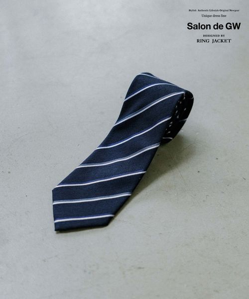 GLOBAL WORK ネクタイ/ストライプ/Salon de GW/144216 ネイビー メンズグッズ グローバルワーク 144216 and ST アンドエスティ(旧ドットエスティ) GLOBAL WORK ネクタイ/ストライプ/Salon de GW/144216 ネイビー メンズグッズ グローバルワーク 144216 and ST アンドエスティ(旧ドットエスティ)