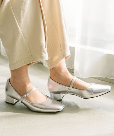 国産　水晶　セット らくっションストラップヒールパンプス/145474/アウトレット価格