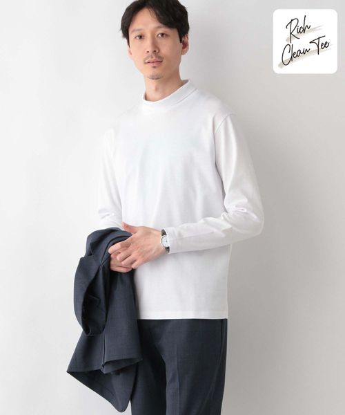 GLOBAL WORK リッチクリーンTEEハイネック/147187 オフホワイト L メンズインナー グローバルワーク 147187 and ST アンドエスティ(旧ドットエスティ) GLOBAL WORK リッチクリーンTEEハイネック/147187 オフホワイト L メンズインナー グローバルワーク 147187 and ST アンドエスティ(旧ドットエスティ)