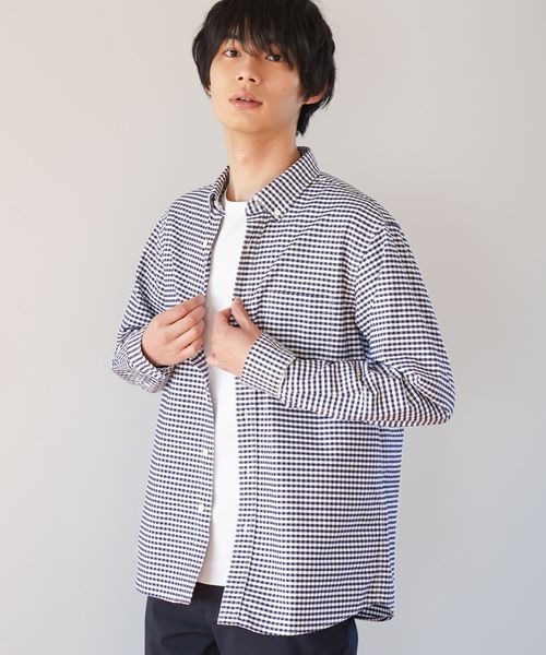 GLOBAL WORK イージーケアオックス/ボタンダウンシャツ/147192 ブルー XXL メンズインナー グローバルワーク 147192 and ST アンドエスティ(旧ドットエスティ) GLOBAL WORK イージーケアオックス/ボタンダウンシャツ/147192 ブルー XXL メンズインナー グローバルワーク 147192 and ST アンドエスティ(旧ドットエスティ)