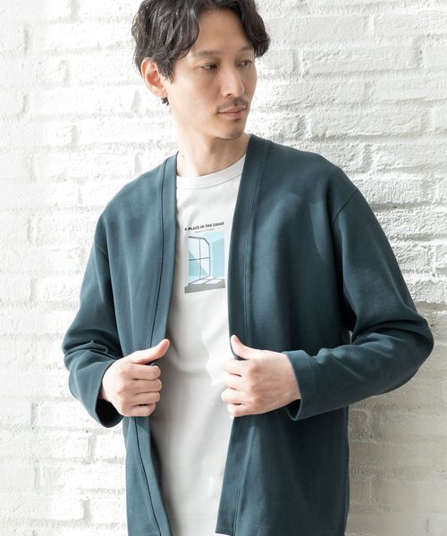 GLOBAL WORK クリーンミラノリブカーディガン/147308 カーキ メンズインナー グローバルワーク 147308 and ST アンドエスティ(旧ドットエスティ) GLOBAL WORK クリーンミラノリブカーディガン/147308 カーキ メンズインナー グローバルワーク 147308 and ST アンドエスティ(旧ドットエスティ)