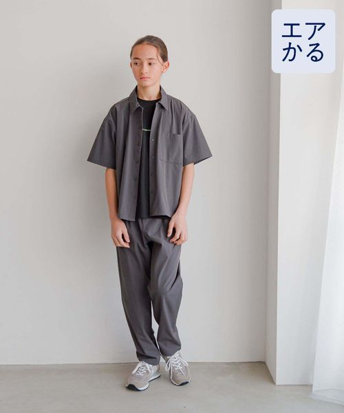 GLOBAL WORK エアかるシャツ/キッズ/147348 シルバー キッズ グローバルワーク 147348 and ST アンドエスティ(旧ドットエスティ) GLOBAL WORK エアかるシャツ/キッズ/147348 シルバー キッズ グローバルワーク 147348 and ST アンドエスティ(旧ドットエスティ)