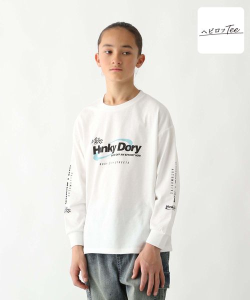 GLOBAL WORK ヘビロッTEE/プリント長袖/キッズ/147381 ホワイト キッズ グローバルワーク 147381 and ST アンドエスティ(旧ドットエスティ) GLOBAL WORK ヘビロッTEE/プリント長袖/キッズ/147381 ホワイト キッズ グローバルワーク 147381 and ST アンドエスティ(旧ドットエスティ)