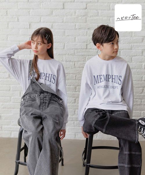 GLOBAL WORK ヘビロッTEE/プリント長袖/キッズ/147381 ライトグレー キッズ グローバルワーク 147381 and ST アンドエスティ(旧ドットエスティ) GLOBAL WORK ヘビロッTEE/プリント長袖/キッズ/147381 ライトグレー キッズ グローバルワーク 147381 and ST アンドエスティ(旧ドットエスティ)