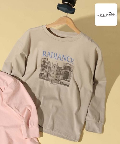 GLOBAL WORK ヘビロッTEE/プリント長袖/キッズ/147381 グレー キッズ グローバルワーク 147381 and ST アンドエスティ(旧ドットエスティ) GLOBAL WORK ヘビロッTEE/プリント長袖/キッズ/147381 グレー キッズ グローバルワーク 147381 and ST アンドエスティ(旧ドットエスティ)