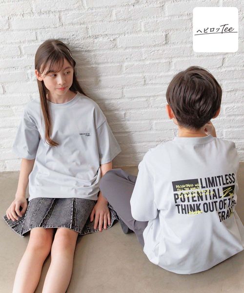 GLOBAL WORK ヘビロッTEE/プリント半袖/キッズ/147385 ライトグレー キッズ グローバルワーク 147385 and ST アンドエスティ(旧ドットエスティ) GLOBAL WORK ヘビロッTEE/プリント半袖/キッズ/147385 ライトグレー キッズ グローバルワーク 147385 and ST アンドエスティ(旧ドットエスティ)