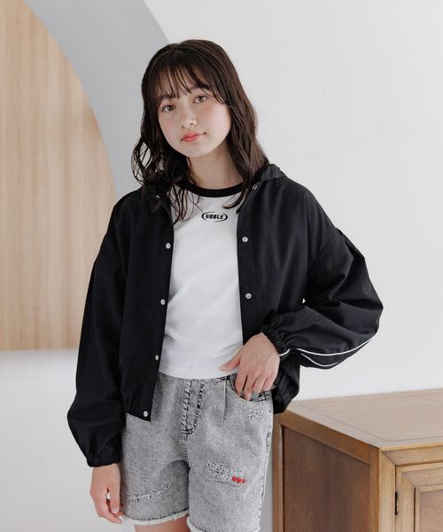 GLOBAL WORK ズットパットパーカー/キッズ/147419 ブラック キッズ グローバルワーク 147419 and ST アンドエスティ(旧ドットエスティ) GLOBAL WORK ズットパットパーカー/キッズ/147419 ブラック キッズ グローバルワーク 147419 and ST アンドエスティ(旧ドットエスティ)