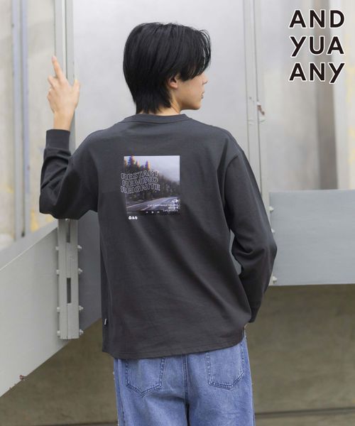 GLOBAL WORK USAグラフィックT長袖/AND YUA ANY/147457 シルバー S キッズ グローバルワーク 147457 and ST アンドエスティ(旧ドットエスティ) GLOBAL WORK USAグラフィックT長袖/AND YUA ANY/147457 シルバー S キッズ グローバルワーク 147457 and ST アンドエスティ(旧ドットエスティ)