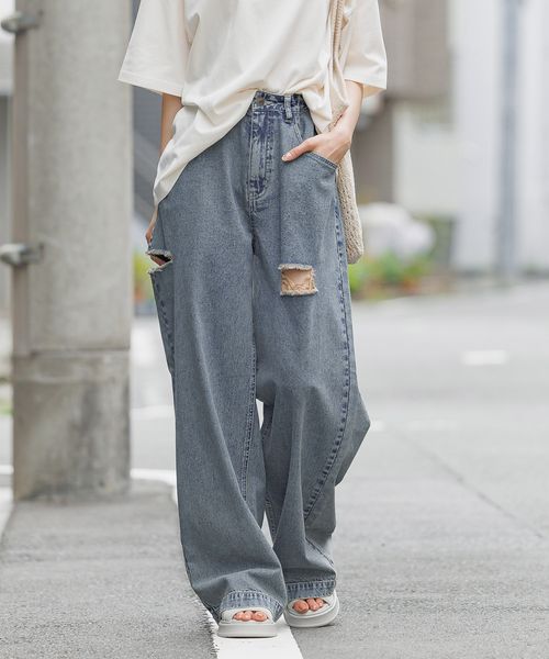 GLOBAL WORK 大人見えアソートデニム/AND YUA ANY/147477 ブルー M キッズ グローバルワーク 147477 and ST アンドエスティ(旧ドットエスティ) GLOBAL WORK 大人見えアソートデニム/AND YUA ANY/147477 ブルー M キッズ グローバルワーク 147477 and ST アンドエスティ(旧ドットエスティ)