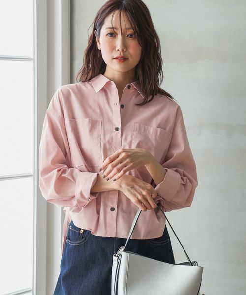 GLOBAL WORK イージーケアドロストシャツ/147545 ピンク L ウィメンズインナー グローバルワーク 147545 and ST アンドエスティ(旧ドットエスティ) GLOBAL WORK イージーケアドロストシャツ/147545 ピンク L ウィメンズインナー グローバルワーク 147545 and ST アンドエスティ(旧ドットエスティ)