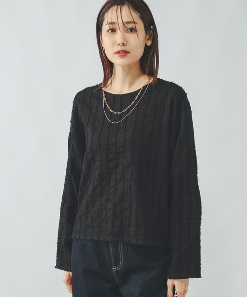 GLOBAL WORK Beauteeジャガード/147627 ブラック M ウィメンズインナー グローバルワーク 147627 and ST アンドエスティ(旧ドットエスティ) GLOBAL WORK Beauteeジャガード/147627 ブラック M ウィメンズインナー グローバルワーク 147627 and ST アンドエスティ(旧ドットエスティ)