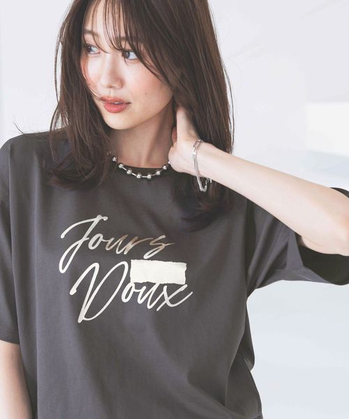 GLOBAL WORK 吉高由里子さん着用/リッチクリーンプリントT半袖/147640 チャコールグレー XL ウィメンズインナー グローバルワーク 147640 and ST アンドエスティ(旧ドットエスティ) GLOBAL WORK 吉高由里子さん着用/リッチクリーンプリントT半袖/147640 チャコールグレー XL ウィメンズインナー グローバルワーク 147640 and ST アンドエスティ(旧ドットエスティ)