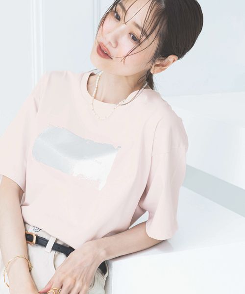 GLOBAL WORK 一部カラー値下げ/吉高由里子さん着用/リッチクリーンプリントT半袖/147640 ピンク L ウィメンズインナー グローバルワーク 147640 and ST アンドエスティ(旧ドットエスティ) GLOBAL WORK 一部カラー値下げ/吉高由里子さん着用/リッチクリーンプリントT半袖/147640 ピンク L ウィメンズインナー グローバルワーク 147640 and ST アンドエスティ(旧ドットエスティ)
