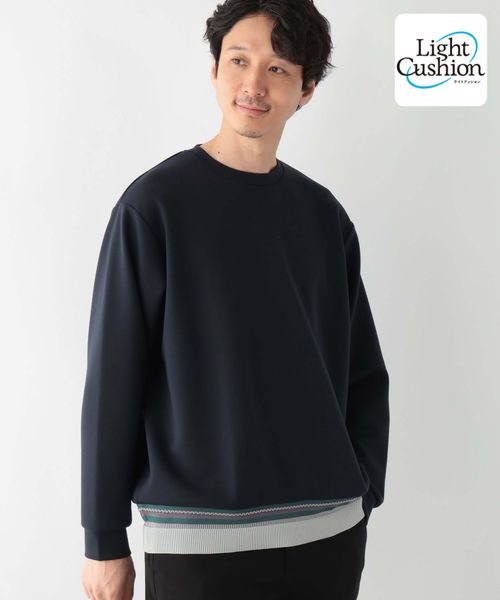 GLOBAL WORK ライトクッションニット切り替え/149932 ネイビー M メンズインナー グローバルワーク 149932 and ST アンドエスティ(旧ドットエスティ) GLOBAL WORK ライトクッションニット切り替え/149932 ネイビー M メンズインナー グローバルワーク 149932 and ST アンドエスティ(旧ドットエスティ)