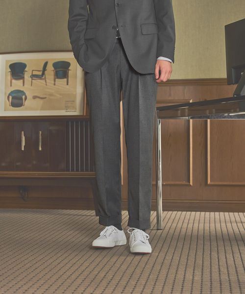 GLOBAL WORK ストレッチTRパンツ/Salon de GW/163832 チャコールグレー XL メンズボトムス グローバルワーク 163832 and ST アンドエスティ(旧ドットエスティ) GLOBAL WORK ストレッチTRパンツ/Salon de GW/163832 チャコールグレー XL メンズボトムス グローバルワーク 163832 and ST アンドエスティ(旧ドットエスティ)