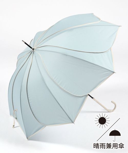 フラワーパイピング傘/晴雨兼用 ONE SIZE
