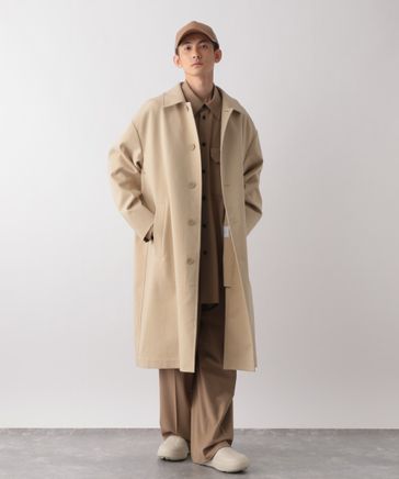 送料無料（沖縄は1000円) 【新品】Logo Soutien Collar Coat (marine