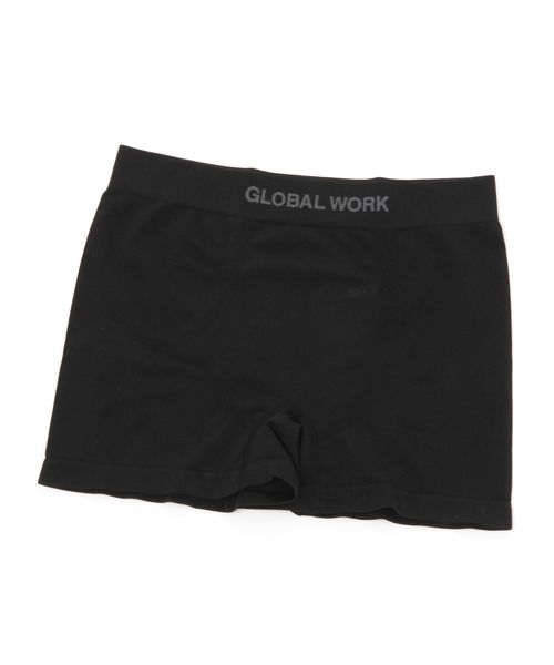 GLOBAL WORK らくごこちフィットボクサー/183468/アウトレット価格 ブラック FREE メンズグッズ グローバルワーク 183468 and ST アンドエスティ（旧ドットエスティ）