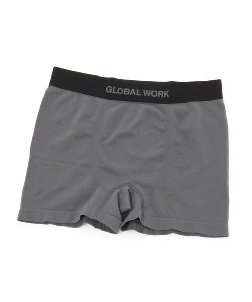 GLOBAL WORK らくごこちフィットボクサー/183468/アウトレット価格 チャコールグレー FREE メンズグッズ グローバルワーク 183468 and ST アンドエスティ（旧ドットエスティ）