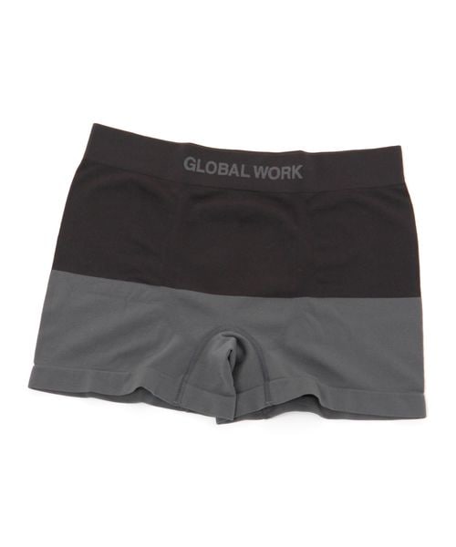 GLOBAL WORK らくごこちフィットボクサー/183468/アウトレット価格 シルバー FREE メンズグッズ グローバルワーク 183468 and ST アンドエスティ（旧ドットエスティ）