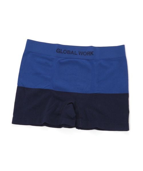 GLOBAL WORK らくごこちフィットボクサー/183468/アウトレット価格 ダークブルー FREE メンズグッズ グローバルワーク 183468 and ST アンドエスティ（旧ドットエスティ）