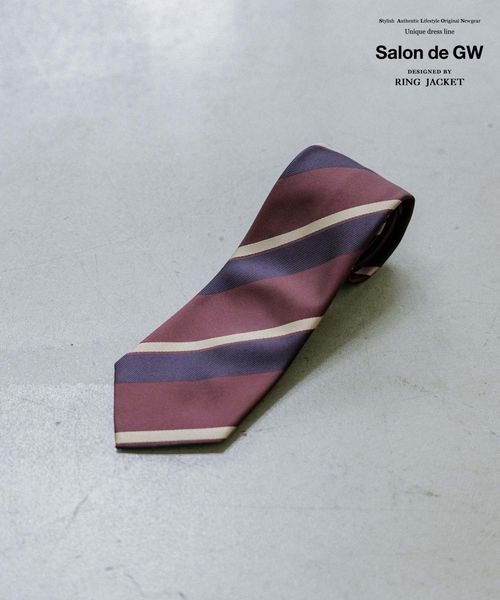 GLOBAL WORK ネクタイ/ストライプ/Salon de GW/187254 ボルドー メンズグッズ グローバルワーク 187254 and ST アンドエスティ(旧ドットエスティ) GLOBAL WORK ネクタイ/ストライプ/Salon de GW/187254 ボルドー メンズグッズ グローバルワーク 187254 and ST アンドエスティ(旧ドットエスティ)