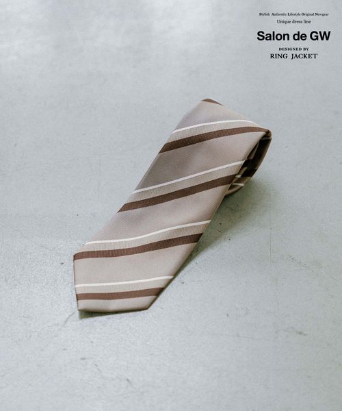 GLOBAL WORK ネクタイ/ストライプ/Salon de GW/187254 ブラウン メンズグッズ グローバルワーク 187254 and ST アンドエスティ(旧ドットエスティ) GLOBAL WORK ネクタイ/ストライプ/Salon de GW/187254 ブラウン メンズグッズ グローバルワーク 187254 and ST アンドエスティ(旧ドットエスティ)