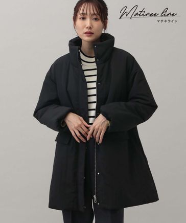 MATINEE LINE/ウール 2WAY ネックジャケット/グレージュ M 【公式通販】