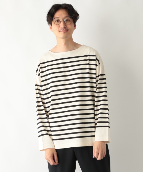 グローバルワーク men'sボーダートップス - Tシャツ