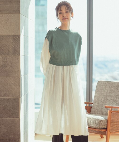 2wayレイヤーワンピセット 公式 グローバルワーク Global Work 通販