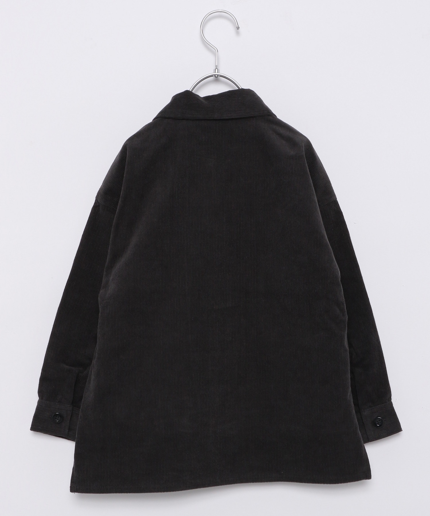 100-160cm展開]セットアップコーデュロイシャツ/キッズ/アウトレット価 